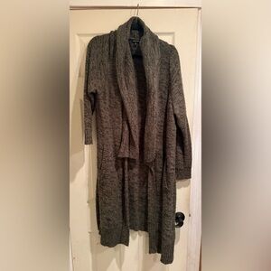 Torrid Charcoal Open-Front Cardigan